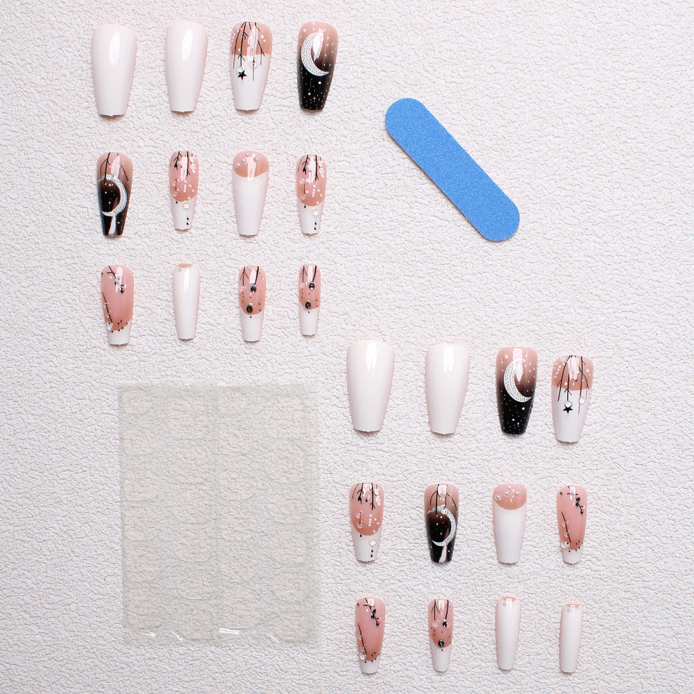 Starry Night-Themed Press-On Nails Kalsten