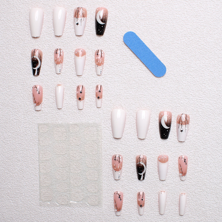Starry Night-Themed Press-On Nails Kalsten