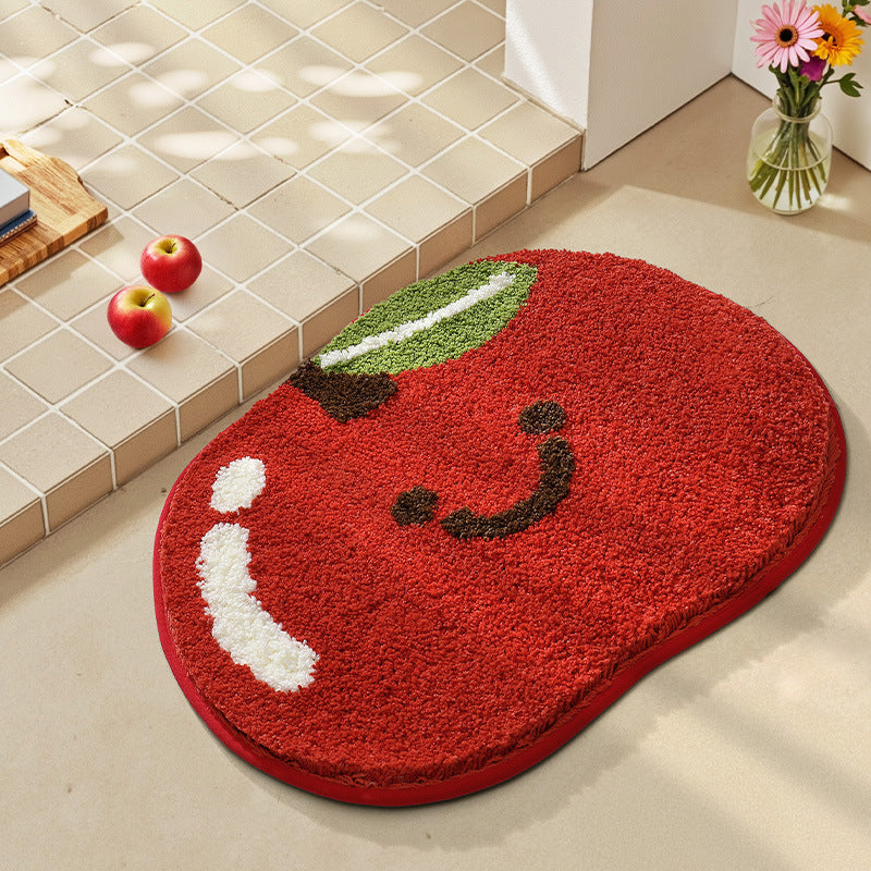 Decorative Lemon Shaped Rug for Home Decor