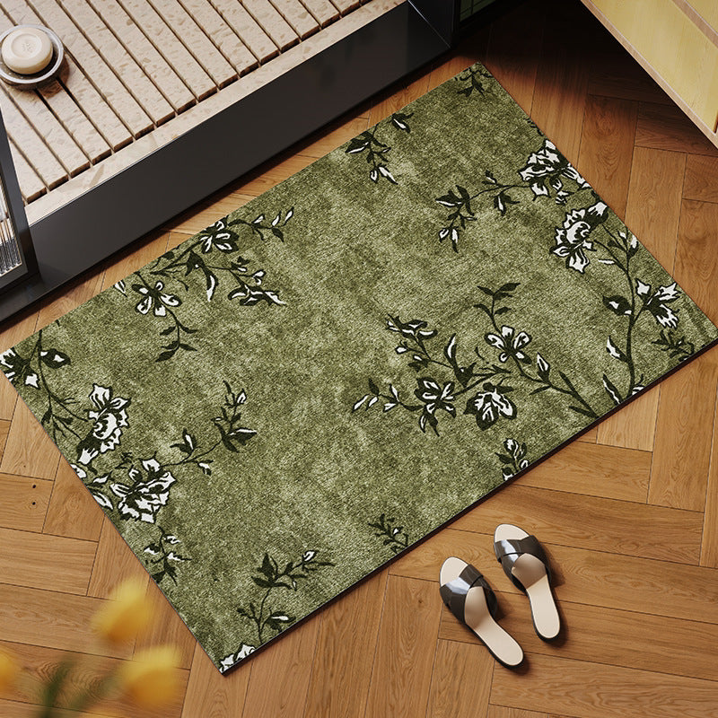 Floral Design Living Room Rug