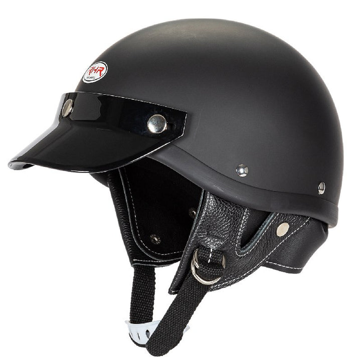 Classic Motorcycle Half-Helmet with Visor Kalsten