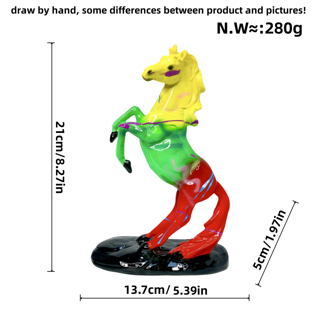 Artistic horse figurine in modern design Kalsten