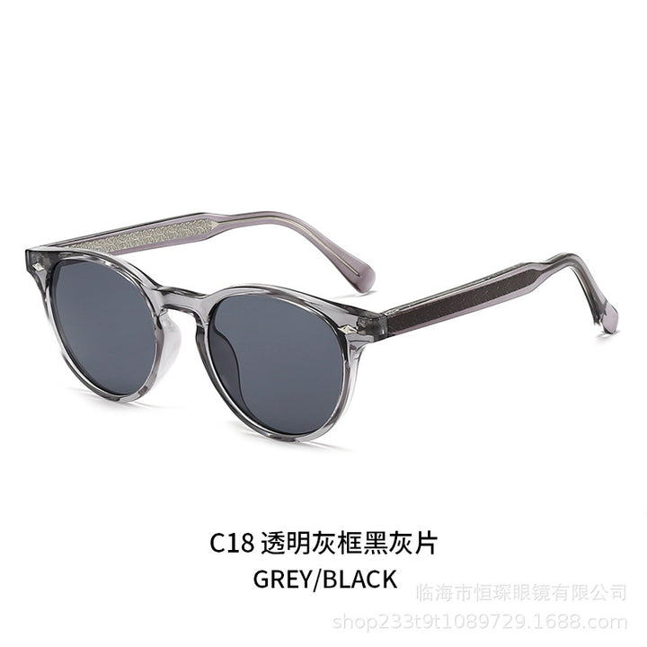 Women round sunglasses in stylish retro design Kalsten