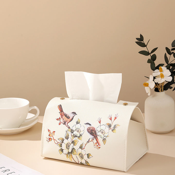 Artistic Floral Tissue Box Cover Kalsten