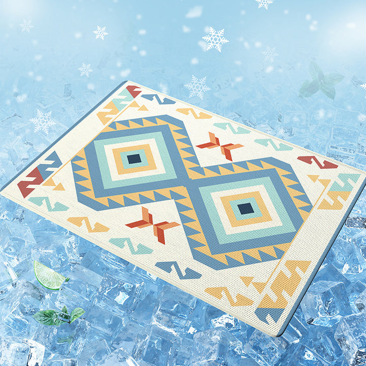 Geometric Patterned Indoor Outdoor Area Mat Kalsten