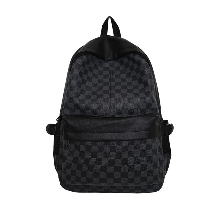 Stylish Checked Pattern Backpack Kalsten
