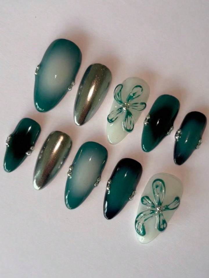 Artistic Press-On Nail Art Set Kalsten