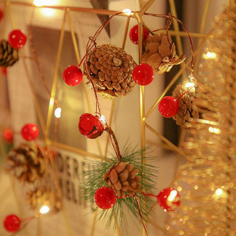 Decorative Pine Cone String Lights Kalsten