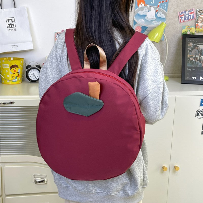 Round Fruit-Themed Backpack