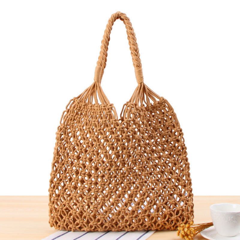 Handbag Made of Durable Hand-Knotted Net Material Kalsten