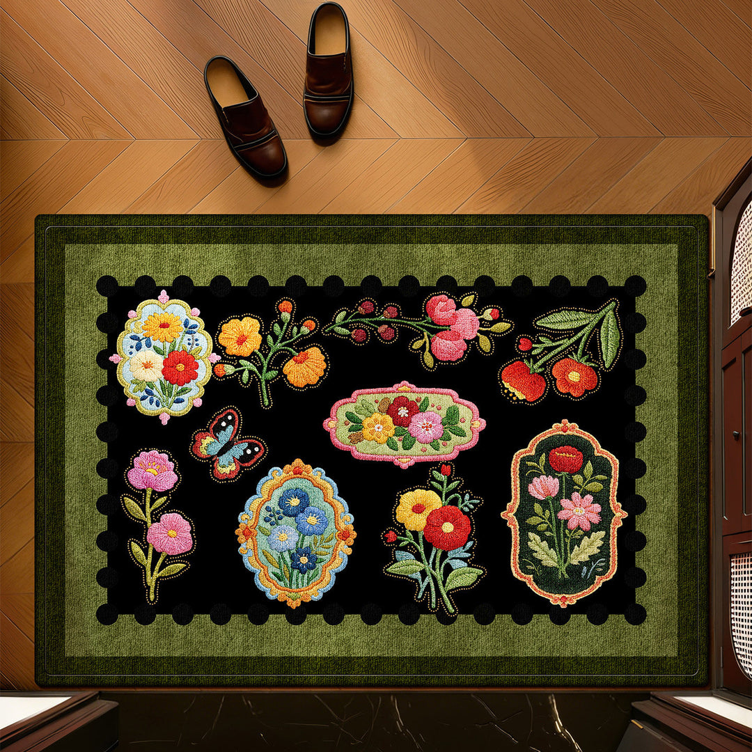 Whimsical Pet-Themed Entrance Mat