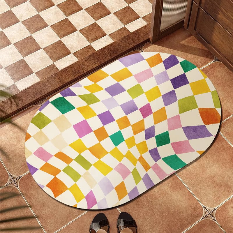 Abstract Patterned Bath Mat