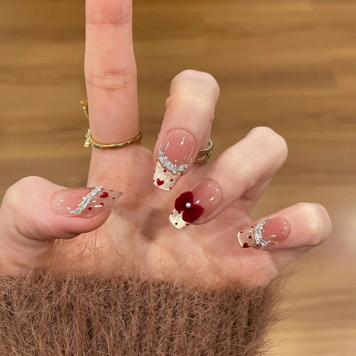 Creative nail art with flower and fruit motifs Kalsten