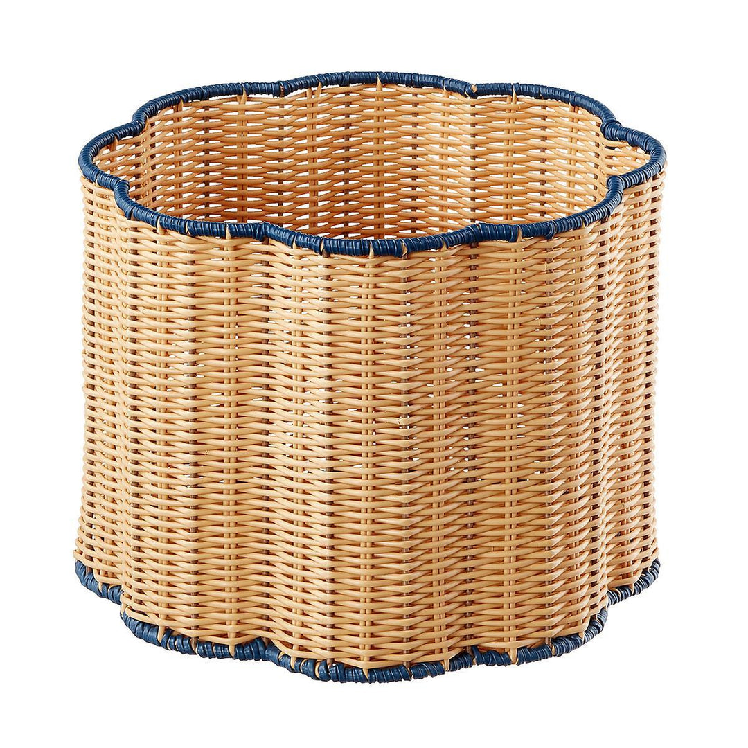 Stylish storage basket with wavy edge Kalsten
