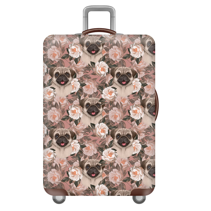Unisex hard-shell suitcase with funny monster design Kalsten