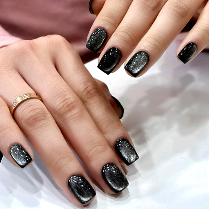 Sparkling Ombre Nail Art Kalsten