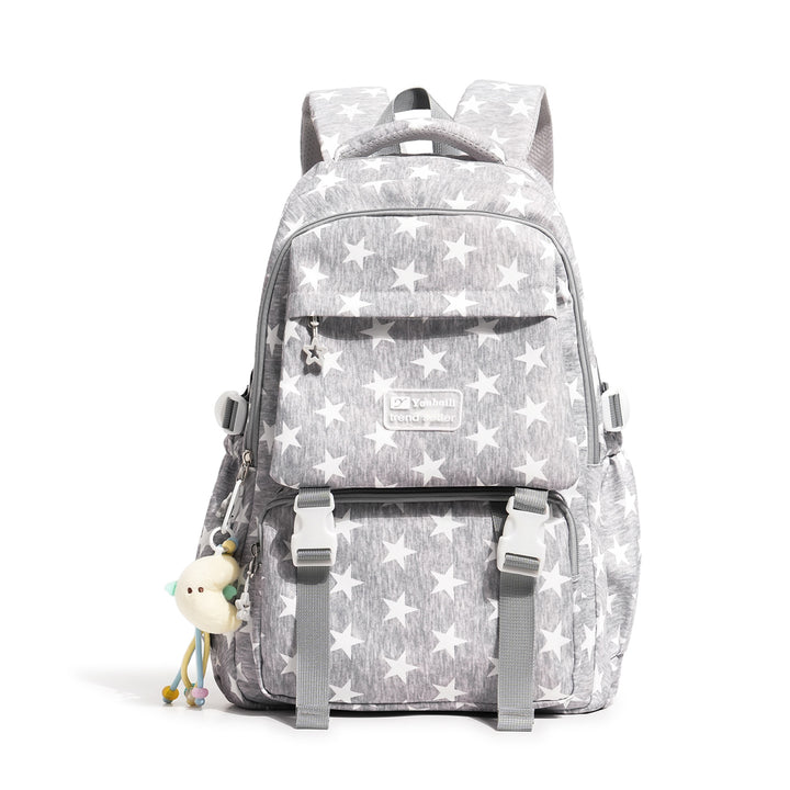 Stylish Star-Embellished Casual Backpack Kalsten