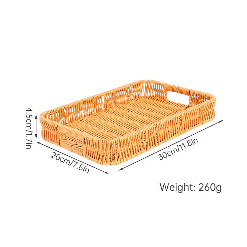 Rectangular Woven Serving Tray Kalsten