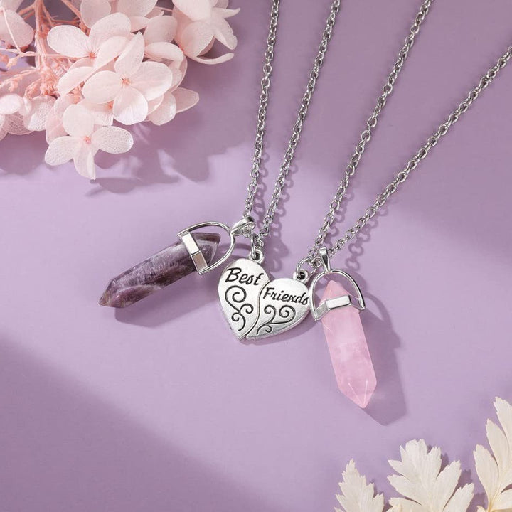 Best Friends Crystal Pendant Necklace Kalsten