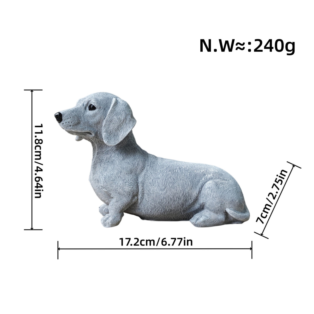 Colorful decorative figure of a dog in modern design Kalsten