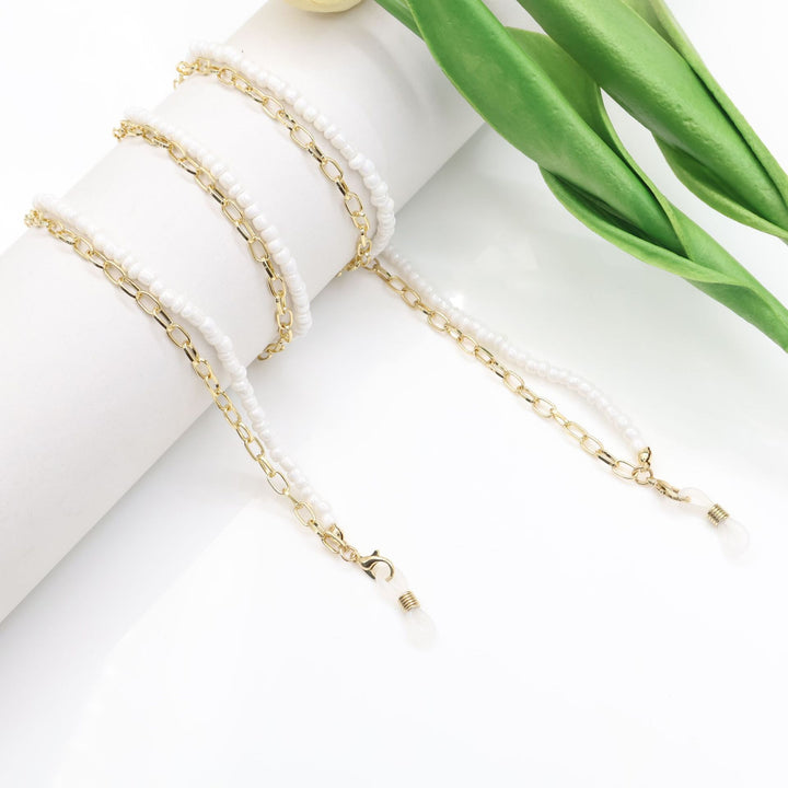 Elegant Crystal-Embellished Eyewear Chain Kalsten 1788159829