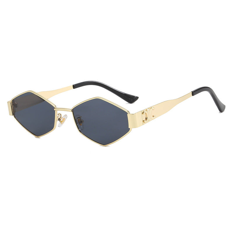 Women's fashionable sunglasses with unique hexagonal frame Kalsten
