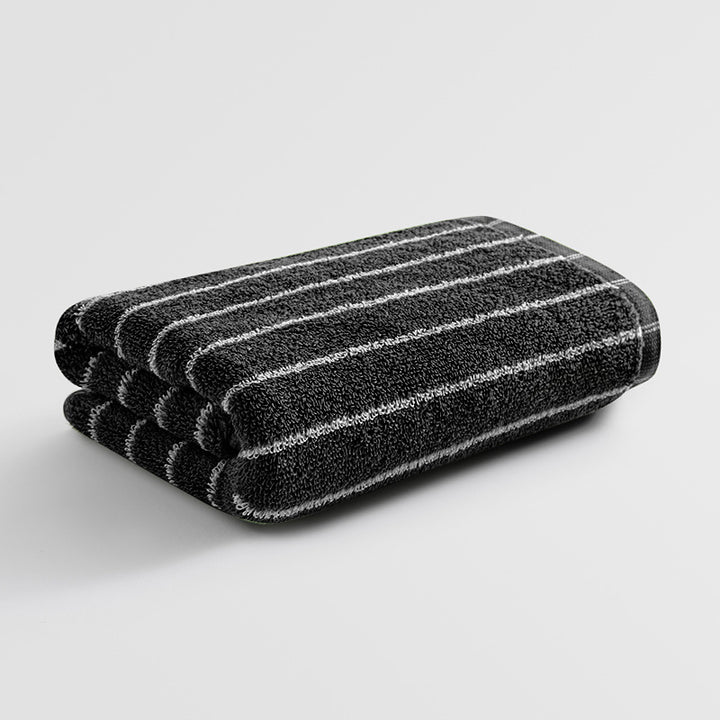 Women's Velour Bath Towel with Striped Design Kalsten