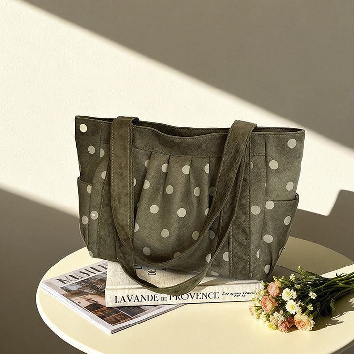 Casual Multi-Pocket Tote Bag