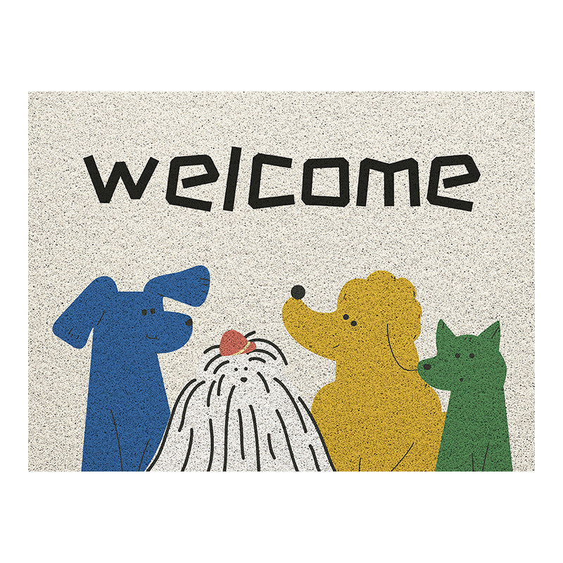 Dog-Themed Welcome Mat Kalsten