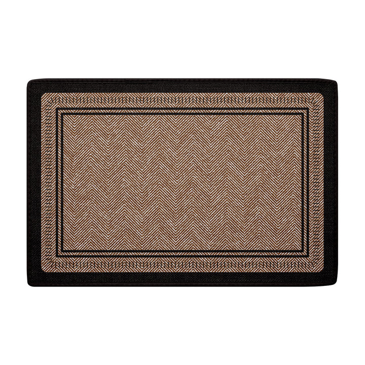 Herringbone Patterned Indoor Entry Mat Kalsten