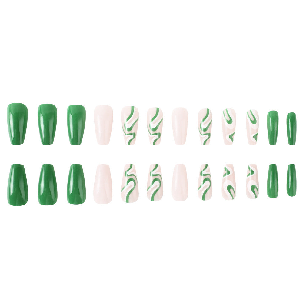 Artistic Long-Lasting Press-On Nail Set Kalsten