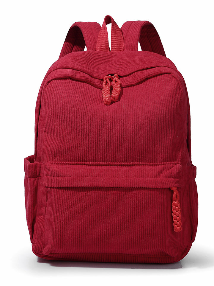 Casual Corduroy Backpack Kalsten