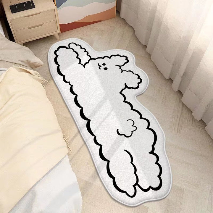 Cute Cat-Shaped Area Rug Kalsten