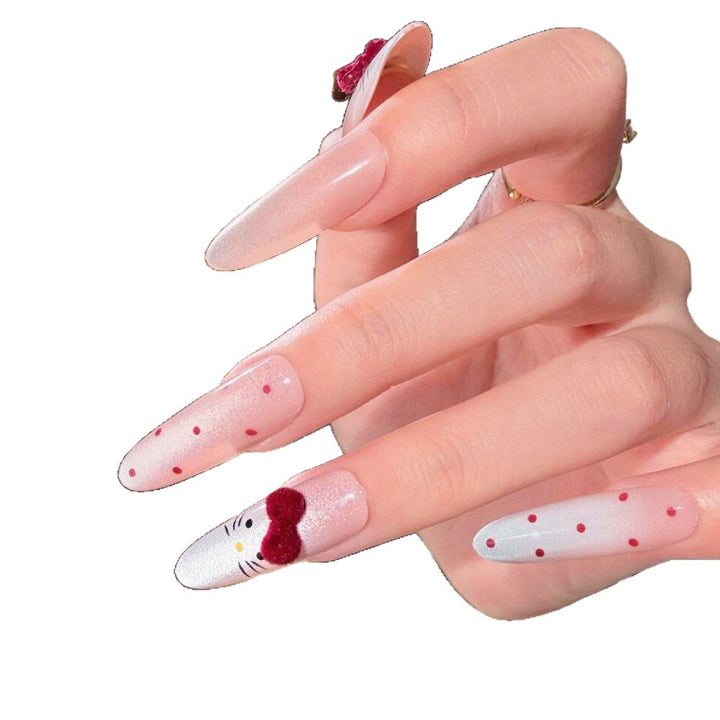 Artistic Floral Design Press-On Nail Set Kalsten