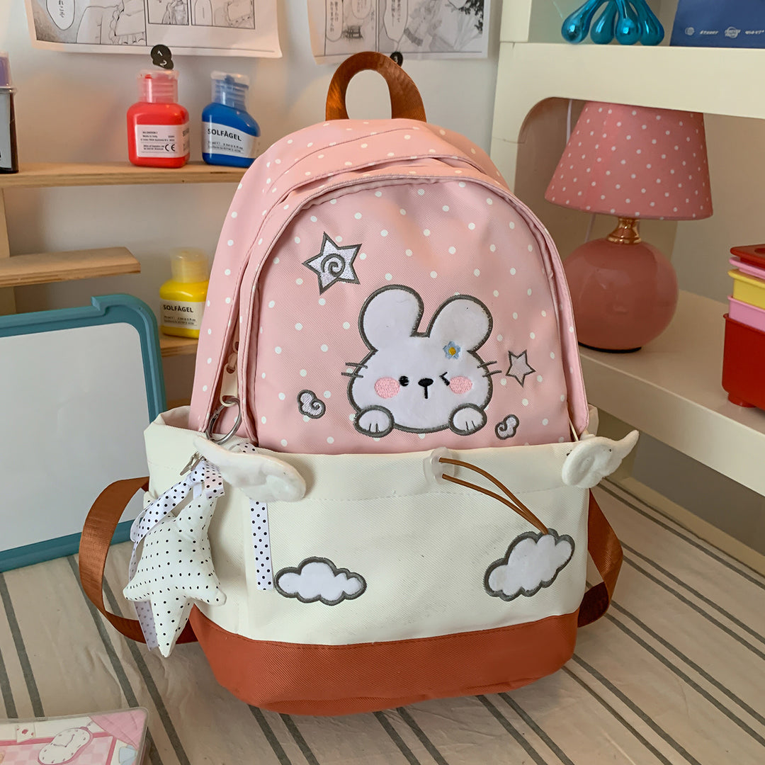 Whimsical Animal-Themed School Backpack