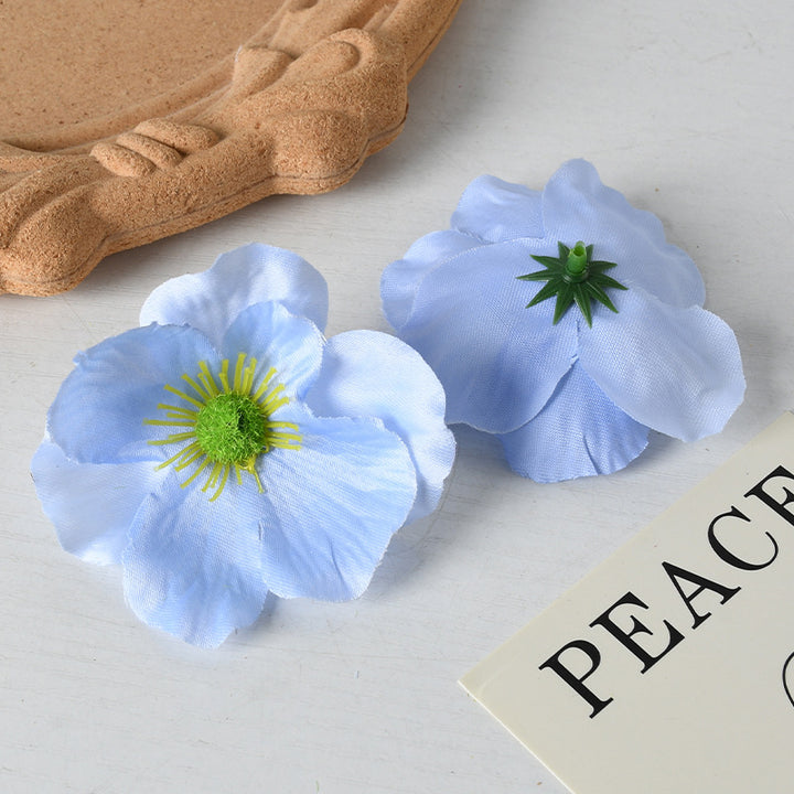 Elegant Fabric Floral Hair Clips