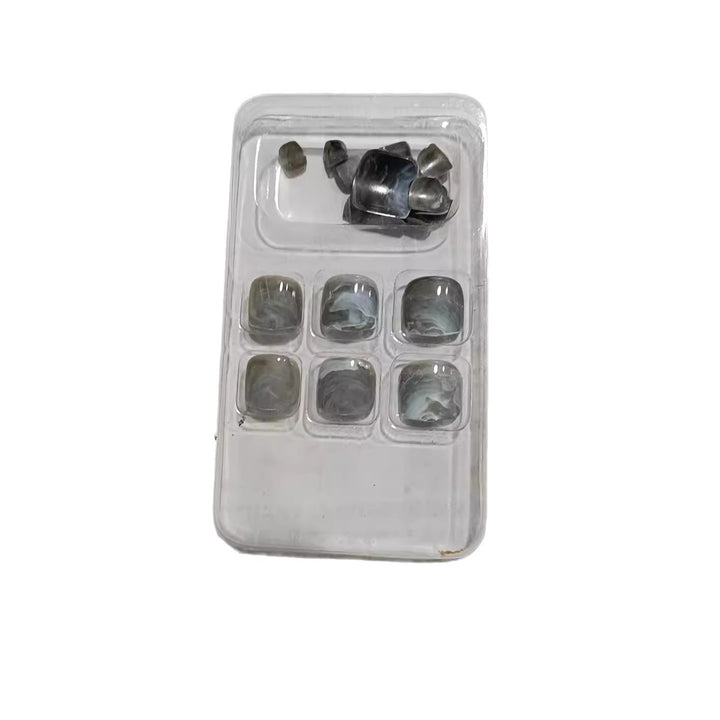 Marble Effect Press-On Nail Set Kalsten