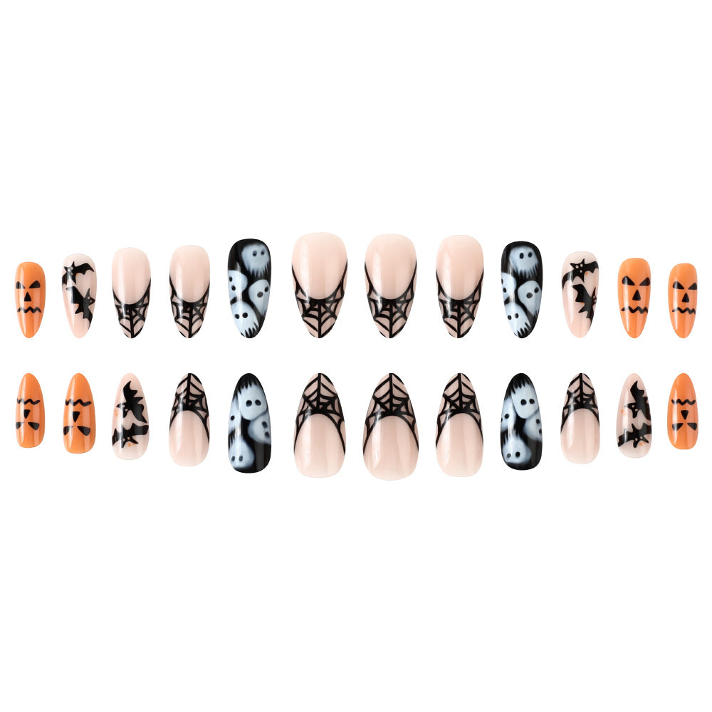Halloween-Themed Gel Nail Art Kalsten