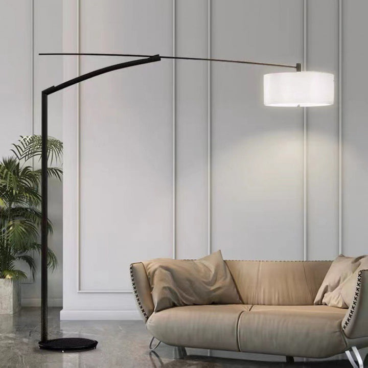 Modern Arching Floor Lamp with Adjustable Shade