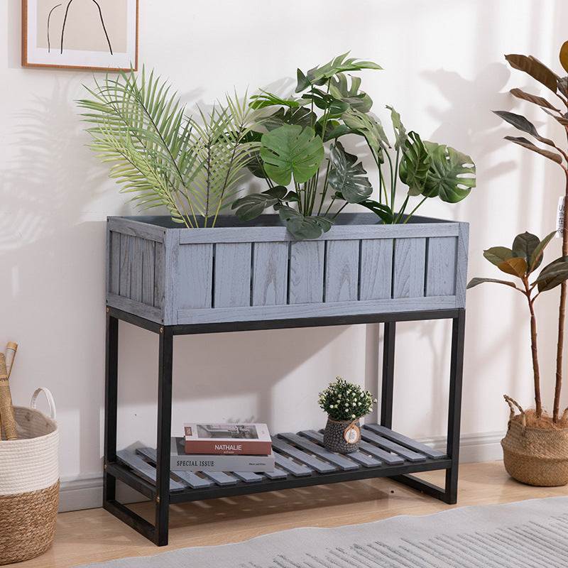 Wooden Planter Stand Kalsten