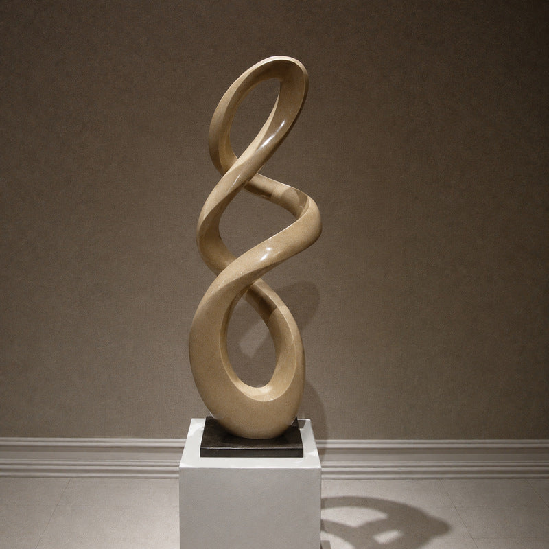 Abstract Decorative Loop Sculpture