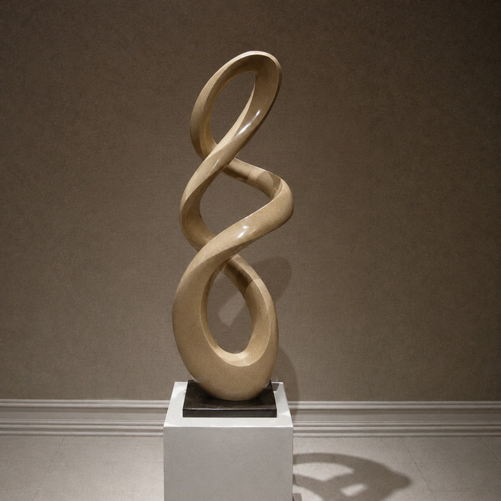 Abstract Decorative Loop Sculpture