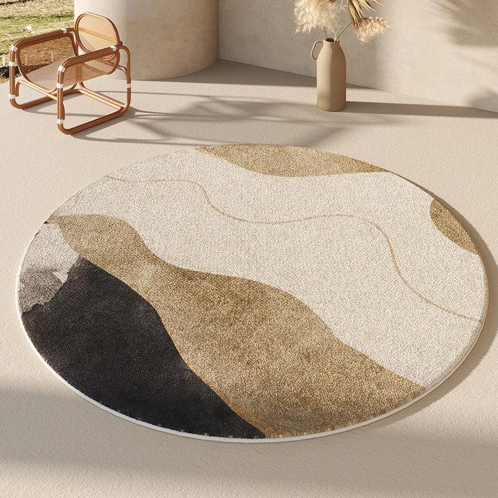 Abstract Pattern Round Area Rug