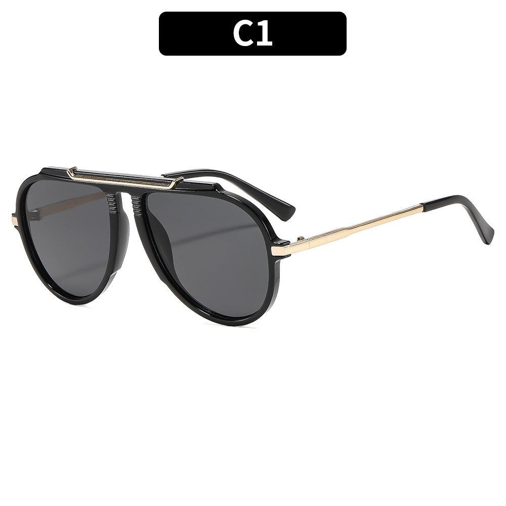 Retro-Inspired Fashion Aviator Sunglasses