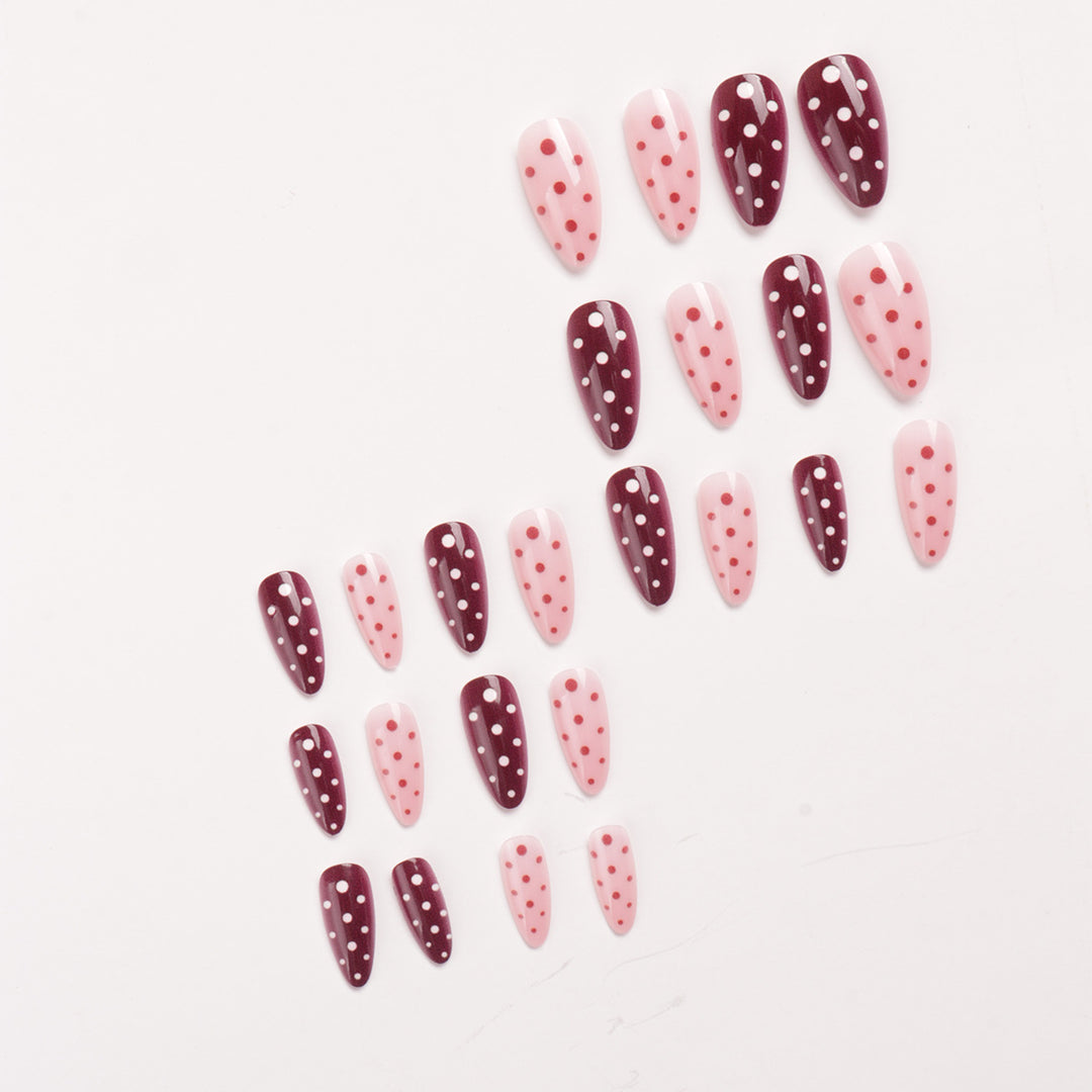 Polka Dot Nail Art Design Kalsten