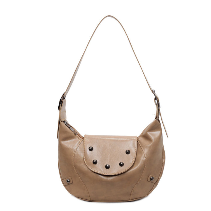 Stylish Leather Hobo Bag Kalsten