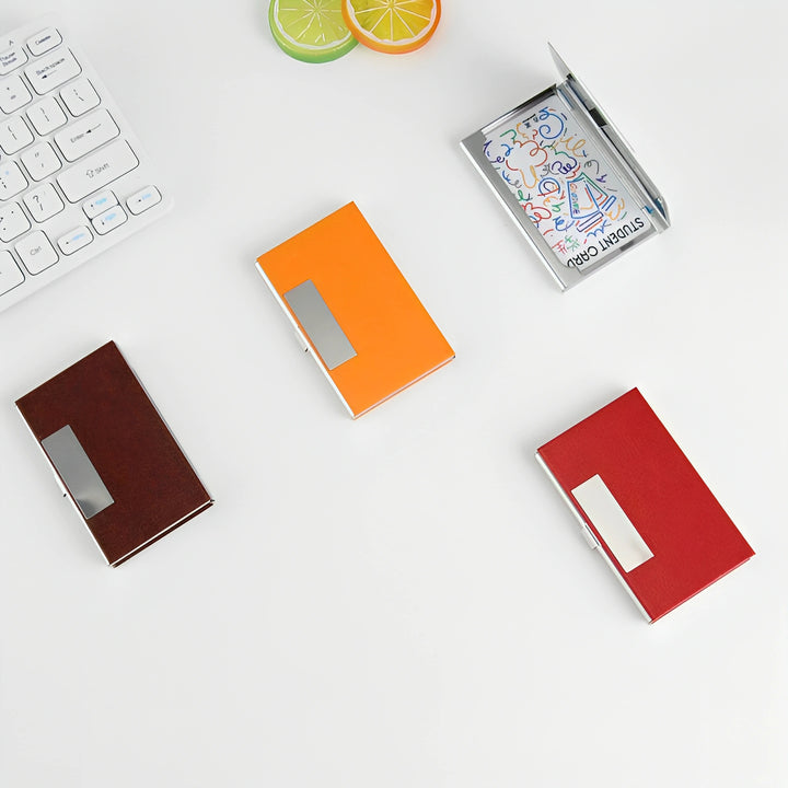 Stylish Leather Business Card Holder