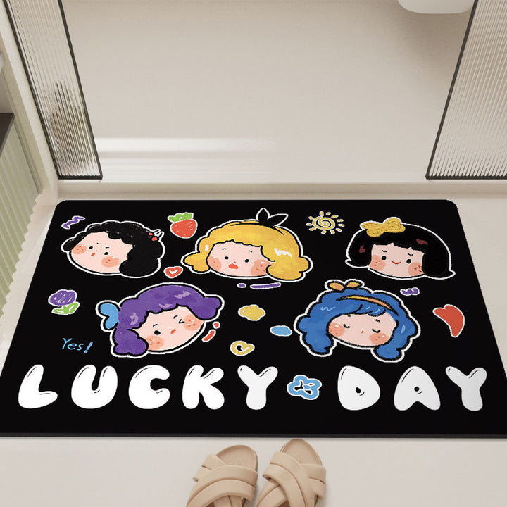 Cartoon-Inspired Bathroom Mat Kalsten