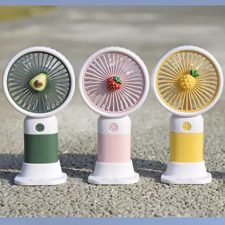 Ladies portable mini hand fan with dual USB charging function Kalsten