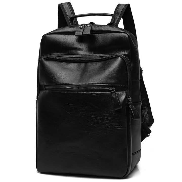 Sleek Leather Laptop Backpack Kalsten